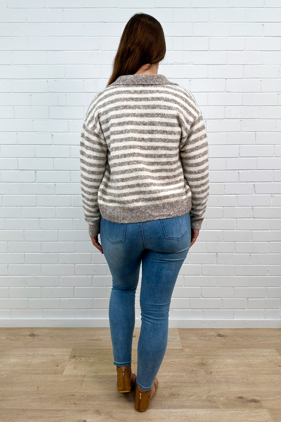Cream Latte Stripe