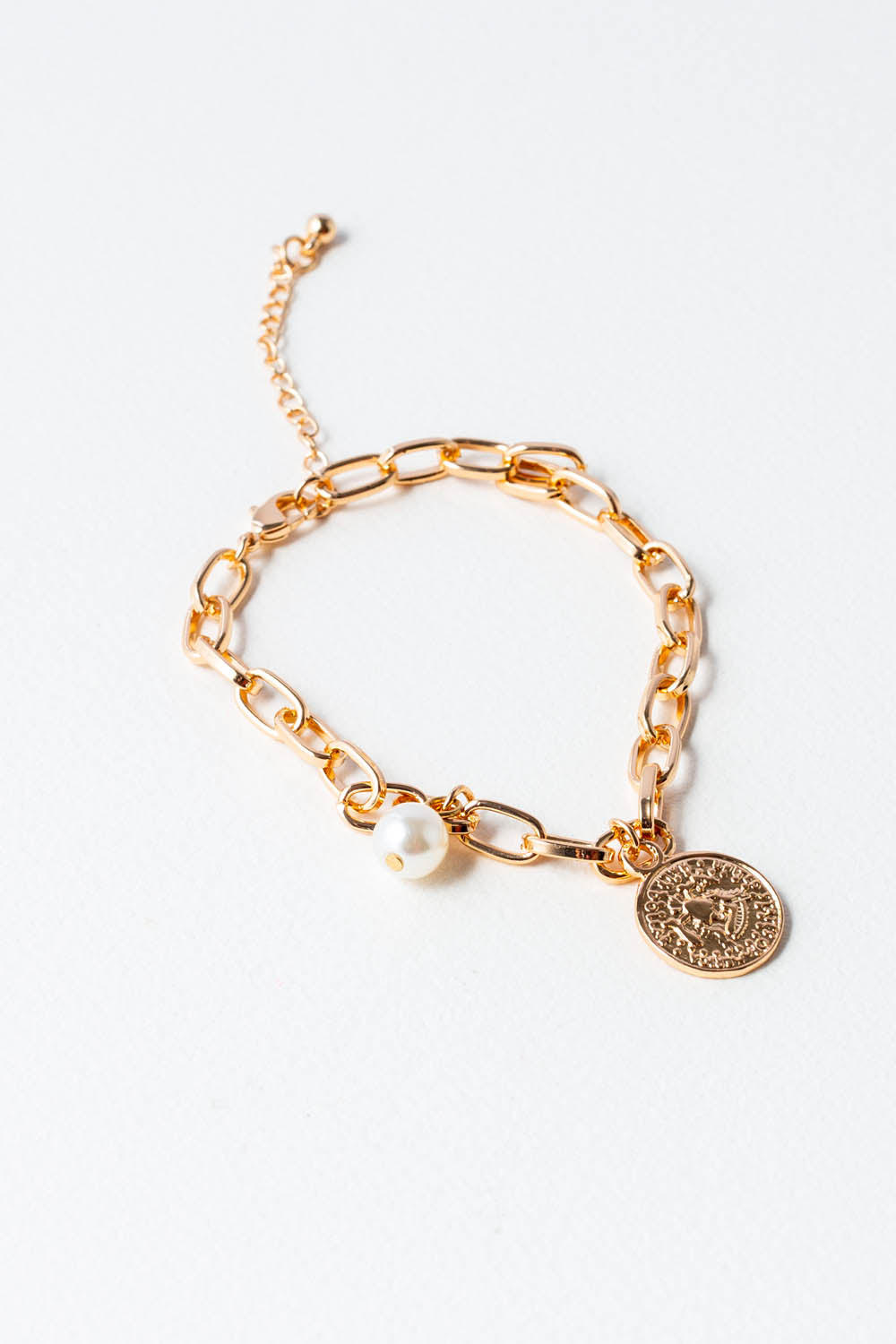 Pearl Coin Bracelet