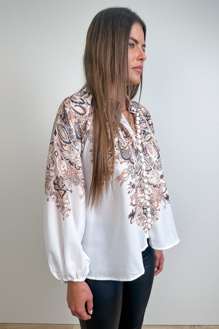 White Paisley