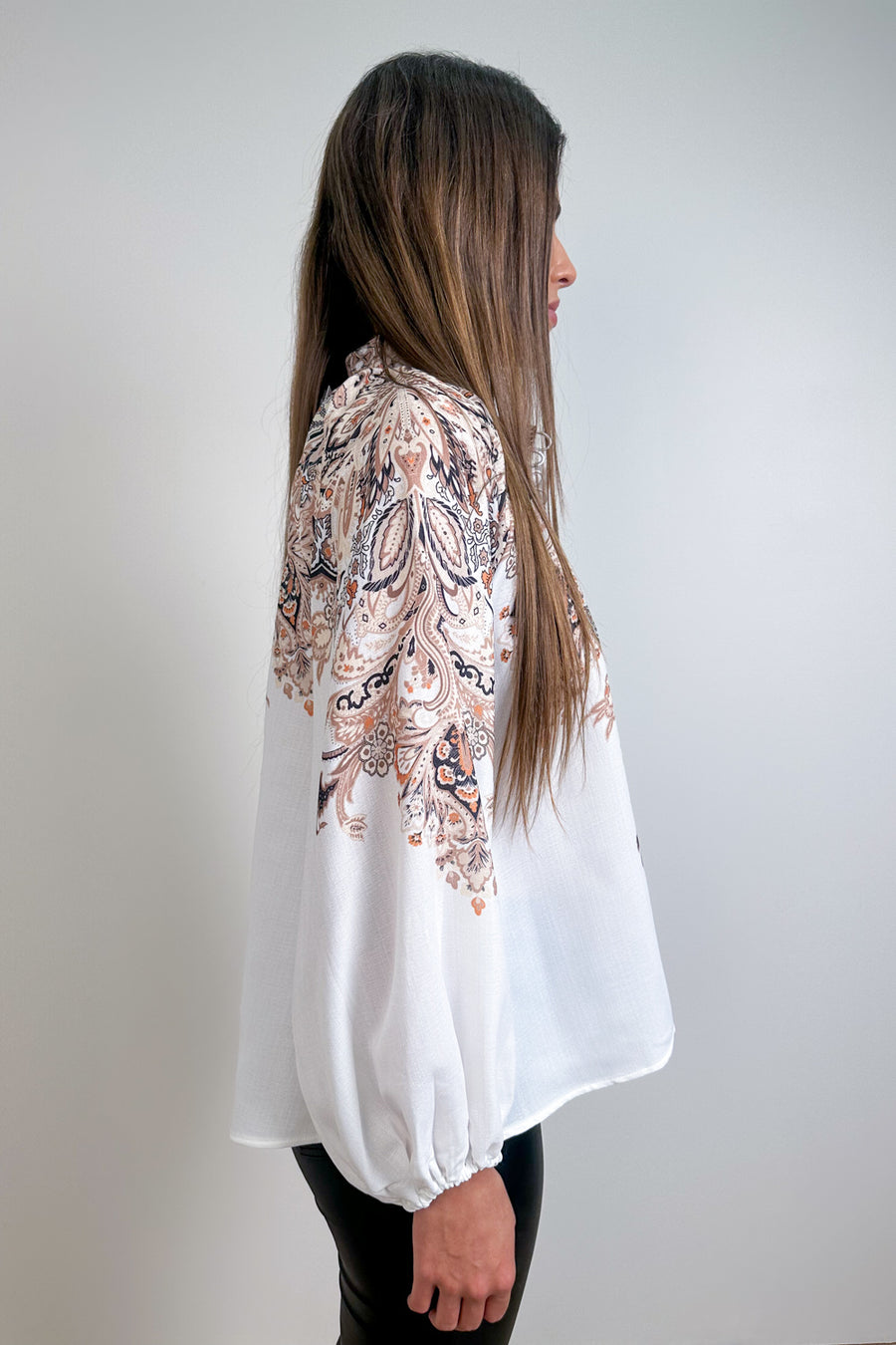 White Paisley
