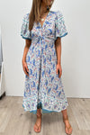 Blue Paisley Print