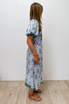 Blue Paisley Print