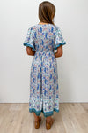 Blue Paisley Print