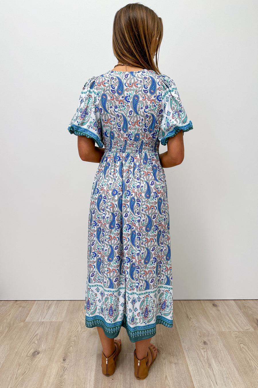 Blue Paisley Print