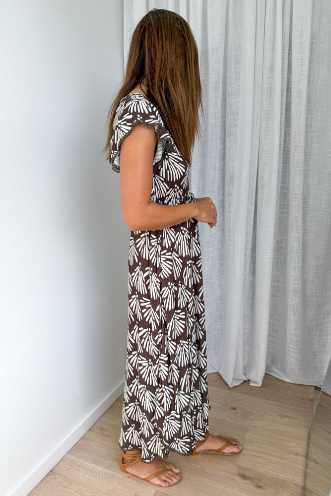 Chocolate Abstract Leaf