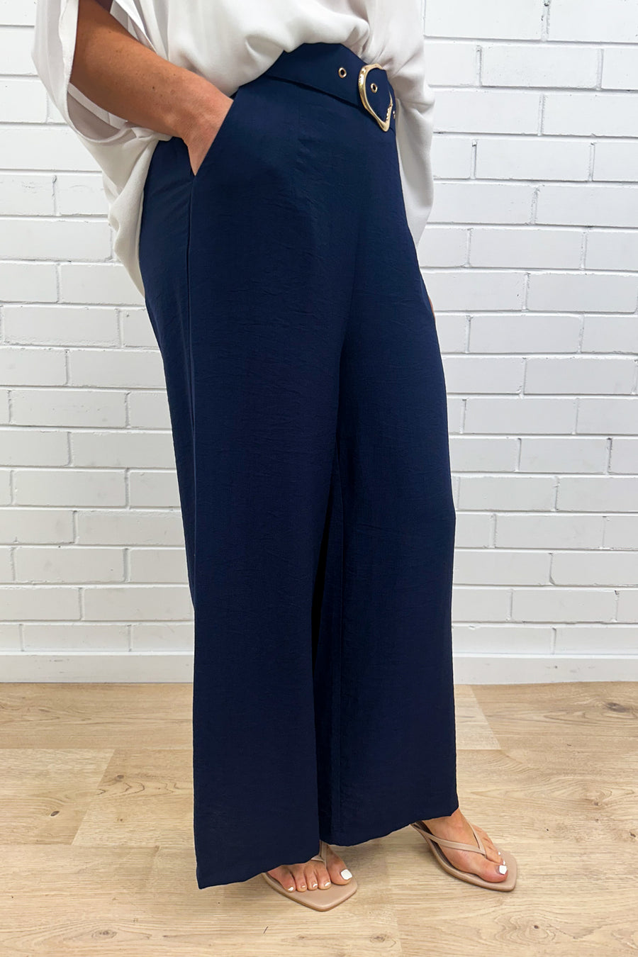 Pernille Pants Petite - Navy