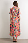 Fuchsia Teal Floral