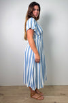Blue White Stripe
