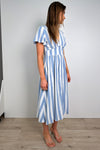Blue White Stripe