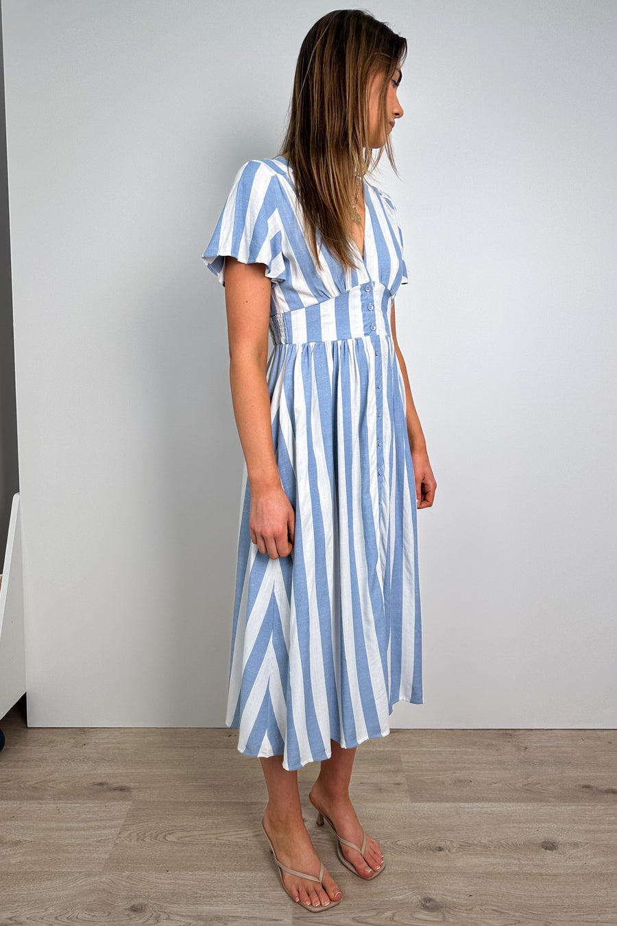 Blue White Stripe