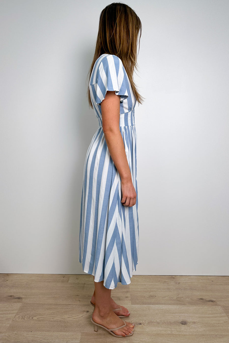 Blue White Stripe