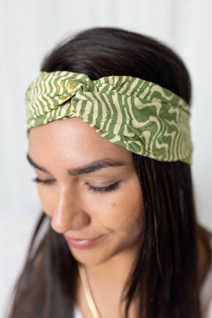 Printed Twist Headband