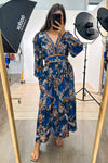 Navy Blue Print