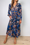 Navy Blue Print