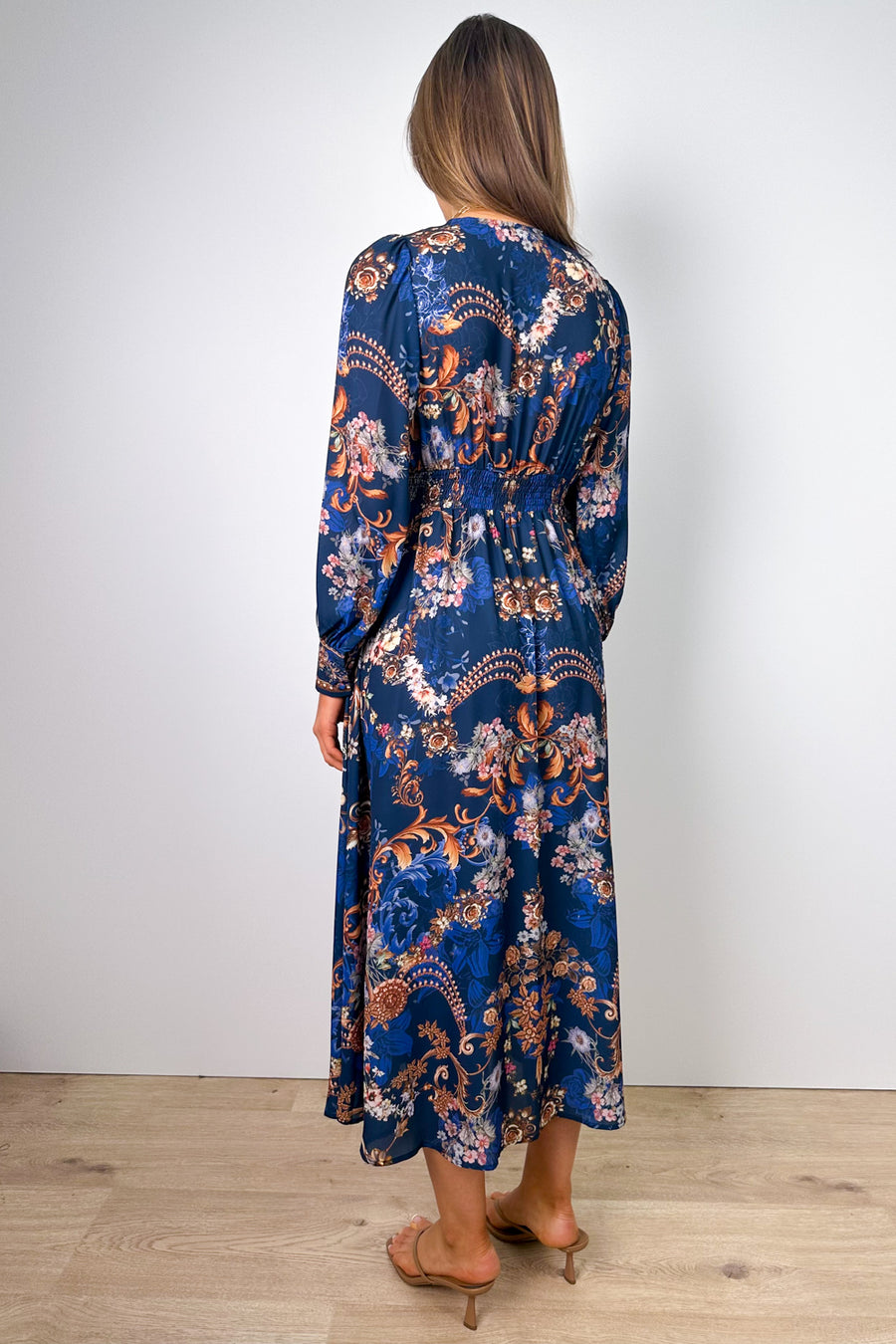 Navy Blue Print