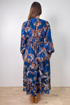 Navy Blue Print