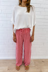 Pink Red Stripe