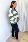 Olive Natural Stripe