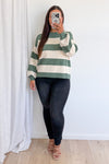Olive Natural Stripe