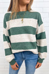 Olive Natural Stripe