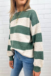 Olive Natural Stripe