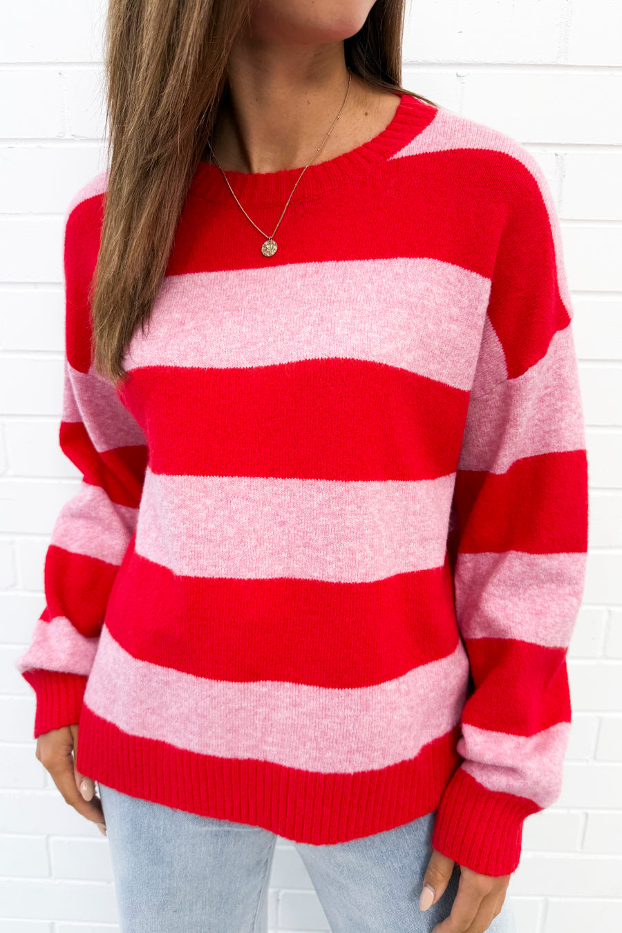 Pink Red Stripe
