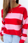 Pink Red Stripe