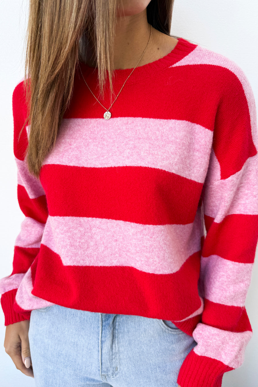 Pink Red Stripe