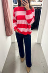 Pink Red Stripe