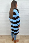 Chocolate Blue Stripe
