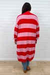 Pink Red Stripe