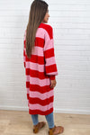 Pink Red Stripe