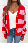 Pink Red Stripe