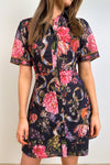 Black Floral Print
