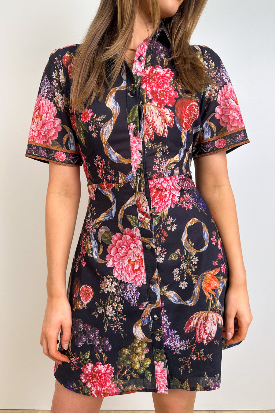Black Floral Print