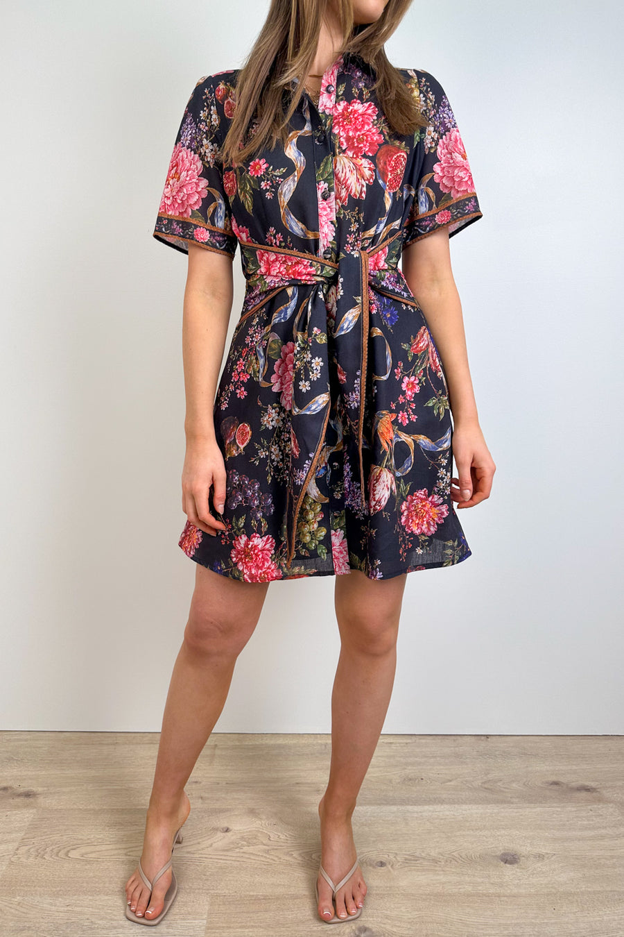 Black Floral Print