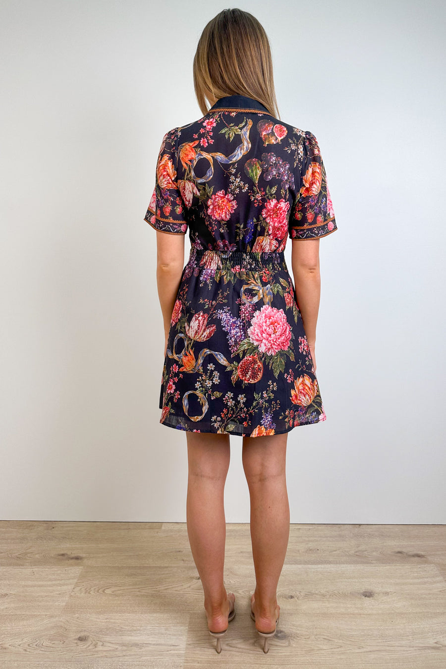 Black Floral Print