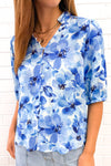 Blue Watercolour Floral