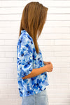Blue Watercolour Floral