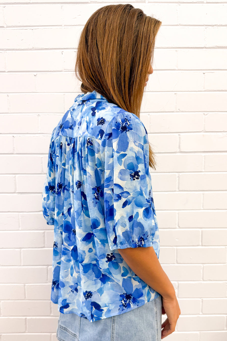 Blue Watercolour Floral