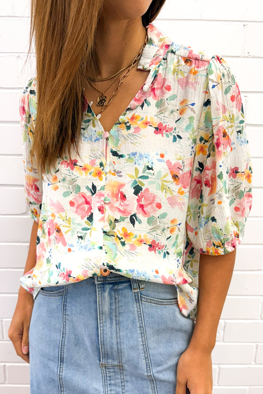 Pink Watercolour Floral