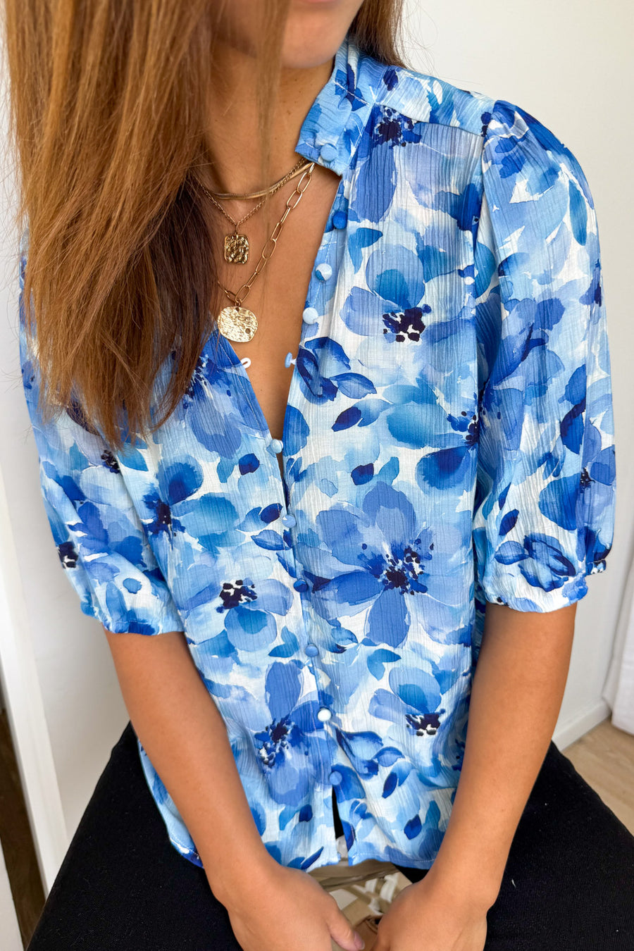 Blue Watercolour Floral