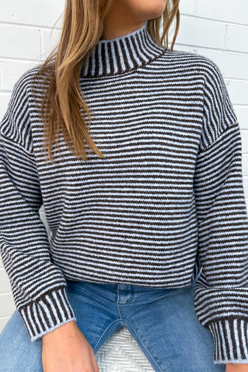 Blue Chocolate Stripe: eve