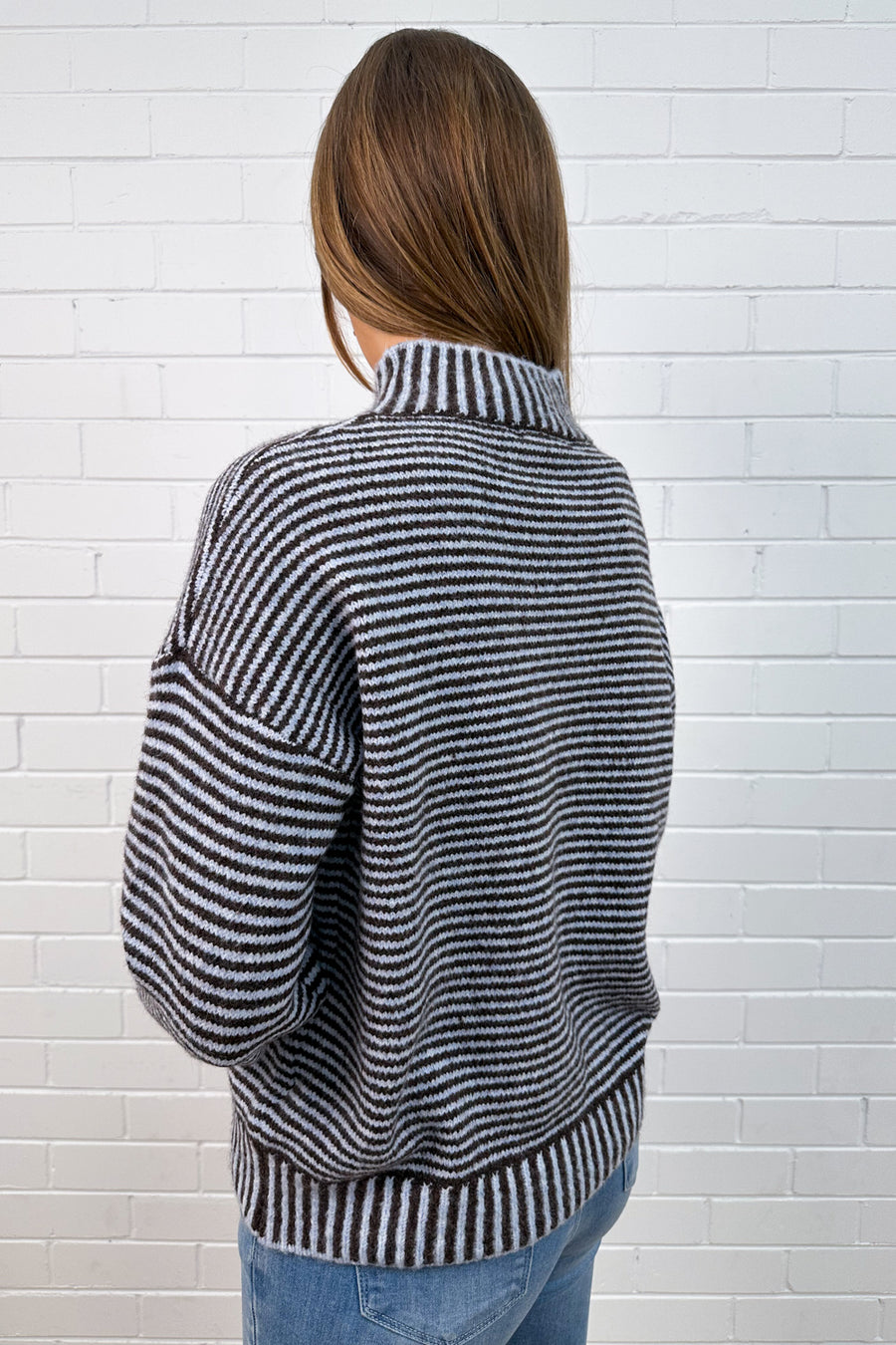 Blue Chocolate Stripe