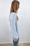 Blue White Stripe