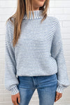Blue White Stripe
