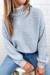 Blue White Stripe