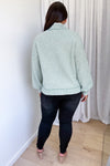 Sage White Stripe