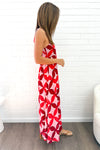 Pink Red Print