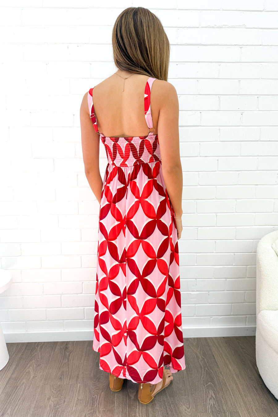Pink Red Print
